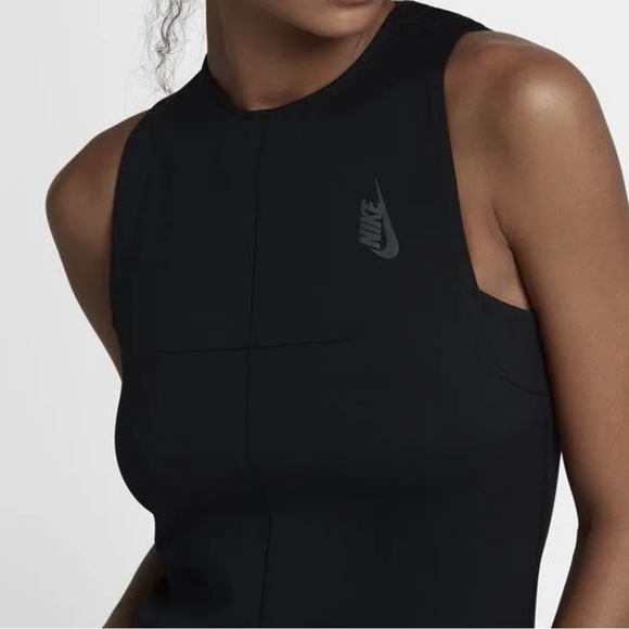 Nike Lab Women Jumpsuit Romper BLACK Size XL MSRP $220 - Picture 3 of 8